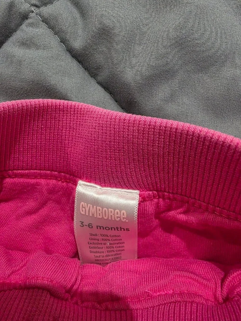 Gymboree Baby Girls Pink Corduroy Pants 3-6 Months Ruffle Ankle